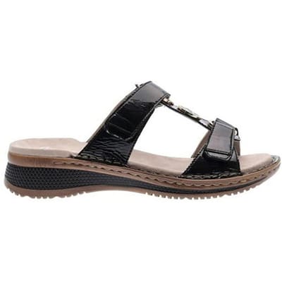 Ara - 1229003 - Dames slippers - Kleur: Zwart - Maat: 37