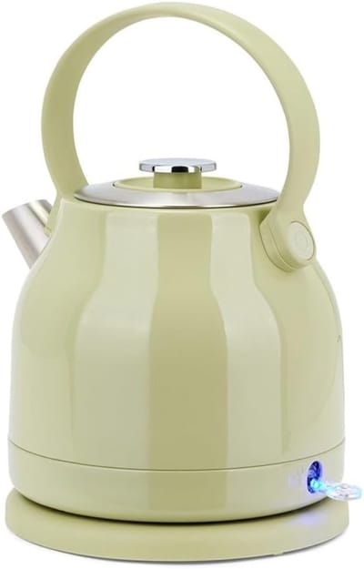 RONN® Waterkoker Retro - Vintage Waterkoker - Elektrische Waterkoker - Matcha - 24cm x 18cm x 28cm