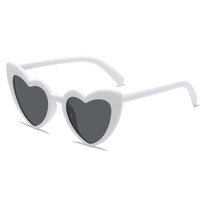 Daity Hartvormige zonnebrillen voor dames — Feestbrillen in hartvorm — Retro cat-eye zonnebrillen in moderne stijl — Zonnebrillen met UV-bescherming