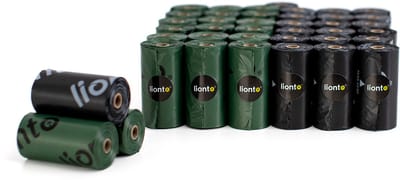 lionto hygiënische kattenafval zakjes, lekvrij & geurdicht, 600 stuks