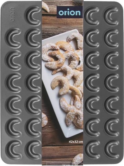 Koekjesvorm Edelstaal Croissants 42x32 cm - Bakvorm voor Koekjes