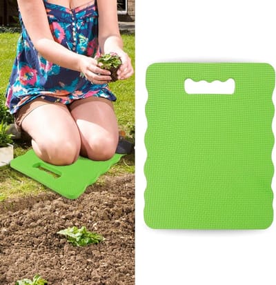 Tuin Knielpad - Kniebeschermer Schuimmat - Comfortabel Tuinieren - Extra Dikke Vulling - 37 x 30 cm - Zwart
