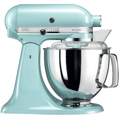 KitchenAid Artisan 5KSM175PSEIC blender met kan - kan van 1,5 l - 5 snelheidsstanden - pulsfunctie - ijscrushfunctie - ijsblauw