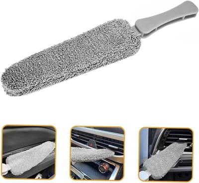 Set van 2 Zachte Ventilatie- en Spleetreinigers – Flexibele Microvezel Borstels voor Auto, Airco en Huis