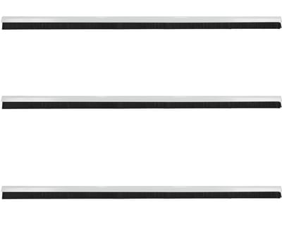 KOTARBAU® 3 stuks Borstelafdichting voor Deur, 100 cm, Wit, Automatische, PVC Tochtstrip Met Borstel, Zelfklevend, Insectenwerend, Geschikt Voor Binnendeur, Eenvoudige Montage