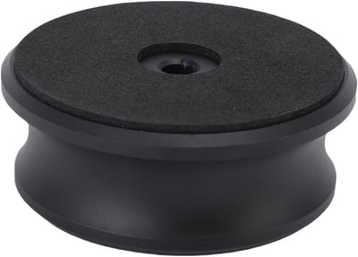 Platenstabilisator - Draaitafel Gewicht - Verbeter Geluid - Aluminiumlegering - Universeel - Zwart