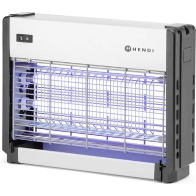 HENDI Elektrische insectenverdelger – 50 m² dekking – UV-A lampen – 230V/26W – Veilig en eenvoudig te reinigen