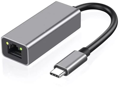 Allecto - USB 3.1 Type C Adapter - Gigabit Ethernet - Thunderbolt 3 Compatibel - Snel internet - Ideaal voor notebooks - Geschikt voor thuisgebruik