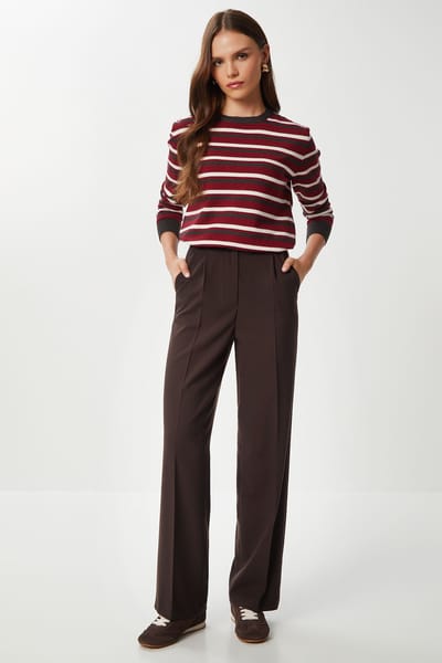 Plissée Recht Leggings
