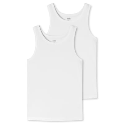 Uncover by Schiesser 2 PACK Onderhemd - Heren Onderhemd wit