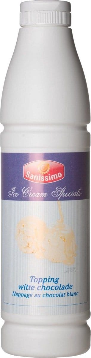 Sanissimo Topping witte chocolade 1 kilogram