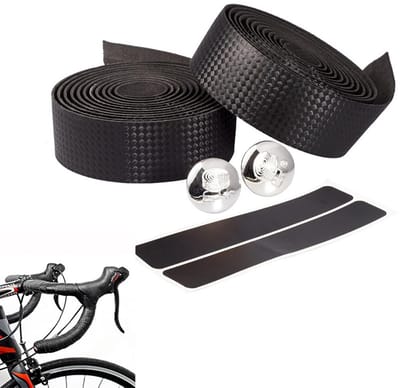 Antislip Fietsstuurtape - Schokabsorberende Stuurbanden in Zwart