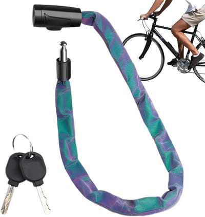 Kettingslot - Fietsketting Beveiligingsketting - Voertuigen Beveiligen - Gehard Staal - 2.5 meter - Multicolor
