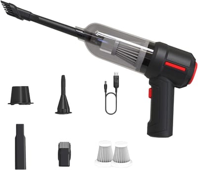 Elektrische Stofzuiger - Handstofzuiger Blazer - Apparaat Reinigen - 3-in-1 Functie - 120 Watt - Zwart