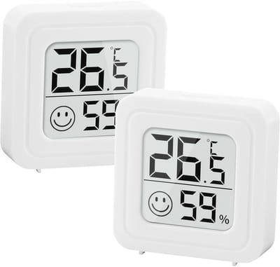 Mini Hygrometer en Thermometer voor Binnen - Perfect voor Luchtvochtigheidseisen