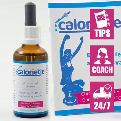 Calorietje Bio HCG Afslankdruppels | 1 Flesje voor 24 dagen Afvallen