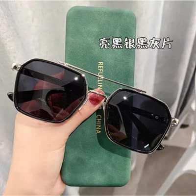 Nieuwste Dubbele Straal Mannen Zonnebril Bril Oceaanblauw Dames Oogbescherming Rijden Zonbescherming Bril Buiten Vissen Gafas De Sol UV400 1PC