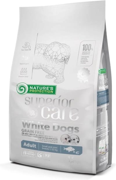Natures Protection White Coat Fish adult 1,5kg.