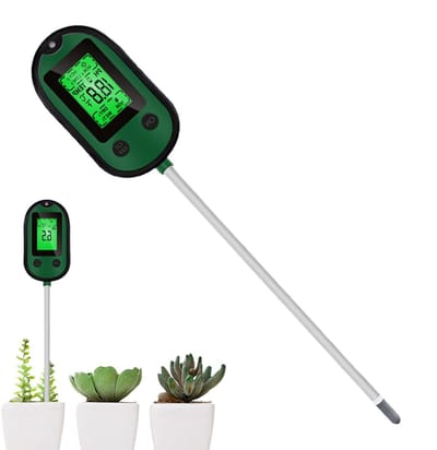 Bodemmeter Planten - Vochtmeter Tuin - Planten Verzorgen - 5-in-1 Analyse - 32 cm - N.v.t.