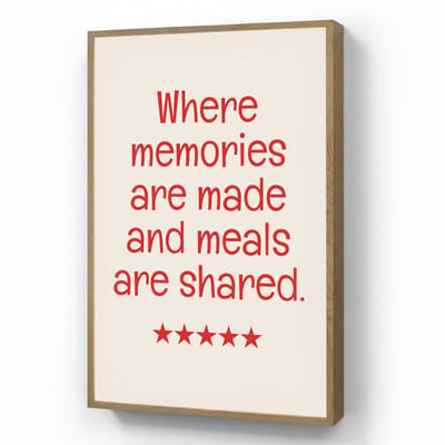Wandlamp 60x90 cm - Oplaadbaar - Quote - Sterren - Rood - Memories - Wandlampen binnen woonkamer - Slaapkamer lamp - Decoratieve nachtlamp - Vloerlamp draadloos