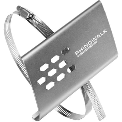 Protecteur de Tuyau d'Échappement en Alliage d'Aluminium pour Moto Couvercle Pare-Chaleur Universel Protection de Tuyau d'Échappement Moteur gray