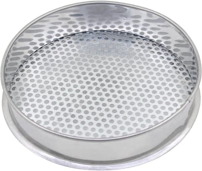 Grondzeef Tuin - Zand Zeef - Compost Zeven - Metaal Gaas - 30 cm - Zilver
