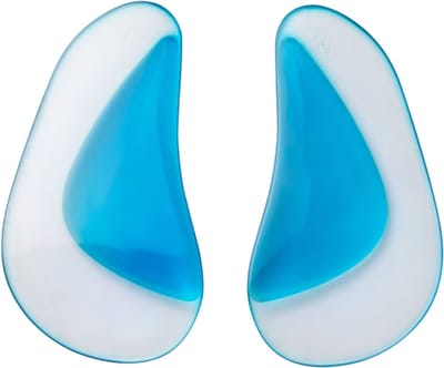 Orthopedische Kinder Zolen – Steunzolen voor Kinderschoenen, Platvoeten, Kindervoet Ondersteuning, Siliconen Gel Inlegzolen voor Plantar Fasciitis - Blauw - Maat S