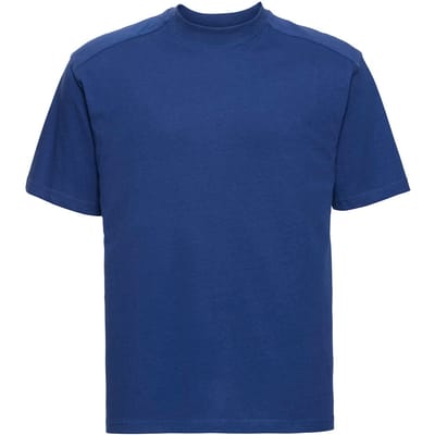 Russell Heren Zwaargewicht T-Shirt (Helder Koningsblauw)