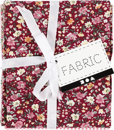 Creativ Company Patchwork Stof 45x55 cm Roze 4 stuks