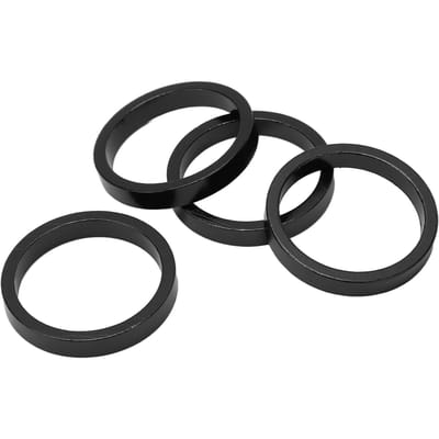 4 stuks Fiets Balhoofdbuis Spacer Voorvork Stuurpen Spacers Aluminiumlegering voor Mountain Road Bike 28.6mm