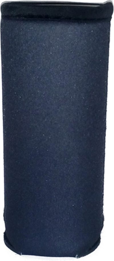 Eizook 2 stuks blikjes koelhoud hoesjes - smalle 33 cl - 330 ml blikjes - Zwart - Neopreen