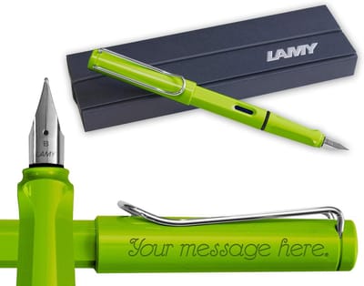 Groene Vulpen Cadeauset met Brede Nib voor Kantoor en School