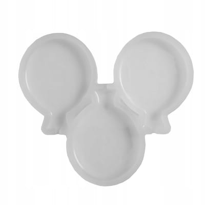 Siliconen Ballon Vorm voor Lolly's en Decoraties - 3 Stuks
