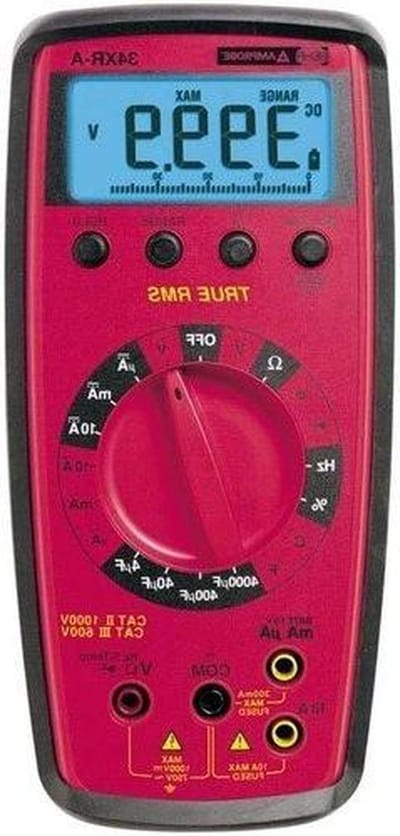 Digitale Multimeter - Meetapparaat - Elektrische Metingen - T-RMS Waarden - Compact Formaat - Grijs