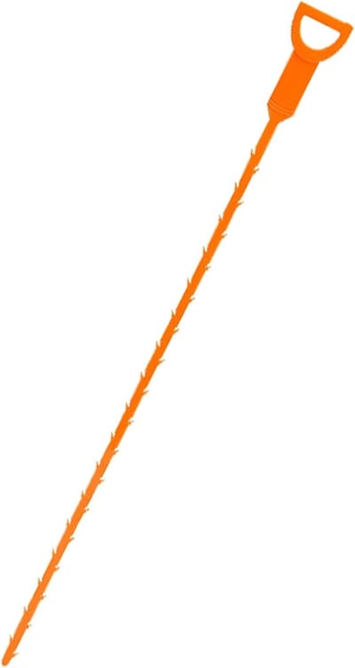 Afvoer Ontstopper - Gootsteen Reiniger - Verstopping Verwijderen - Gedeeltelijk Buigbaar - 50.5 cm - Oranje