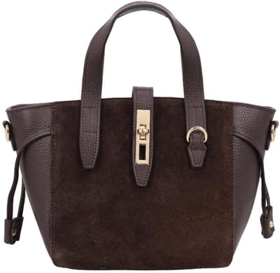 Charm London Medium Schoudertas Dames - Suede - Charm London - Bruin