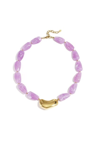 Ketting met asymmetrische statementkraal