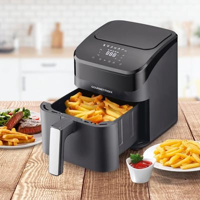 Digitale Airfryer - Hete Lucht Oven - Gezond Frituren - Snelle Bereiding - 4 Liter - Zwart
