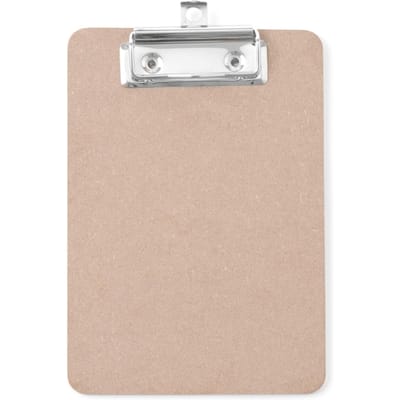 HENDI Klembord voor menu's – MDF – Metalen klem – 125x180 mm