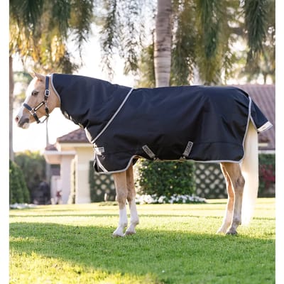 Outdoor ponydeken met nekbedekking Horseware Amigo 1200D 250g