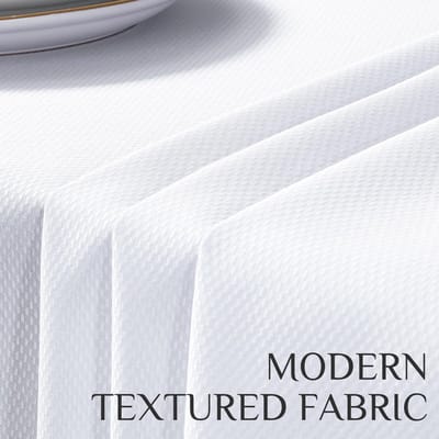 Dailygoods- Tafelkleed Afwasbaar 80 x 80 cm - Geometrisch Jacquard - Tafelkleed Buiten - Decoratie - Houten Tafel - Elegante Afwerking - Tafelbedekking