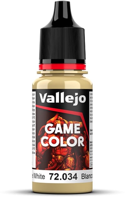 Vallejo Hobbyverf Acrylverf - 72034 Game Color - Bone White - Acryl - Verf flesje - 18 ml