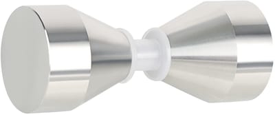 Dailygoods - Mooche 3cm Solid SUS304 roestvrij staal douche glas deurklink, Heavy Duty schuifdeuren knop, dubbelzijdige trekhardware reserveonderdelen, geborsteld