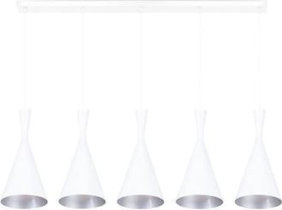 Linea Verdace - Clessidra Hanglamp 5L E27 60W - Wit Mat Zilver