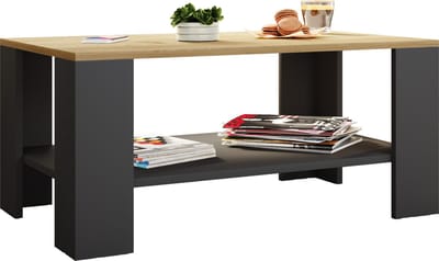 Houten bijzettafel Salontafel Sofa-tafel Woonkamertafel Dalus