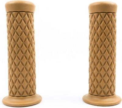 2x Universele Motor Stuur Handvatten Rubber 22mm 7/8 Inch Antislip Grijs voor Scooter Quad Cruisers