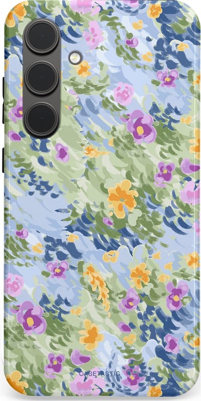 Casetastic Hoesje Geschikt voor Samsung S24 Plus - Stijlvolle Beschermende Duo-layer Case - Vijver briesje
