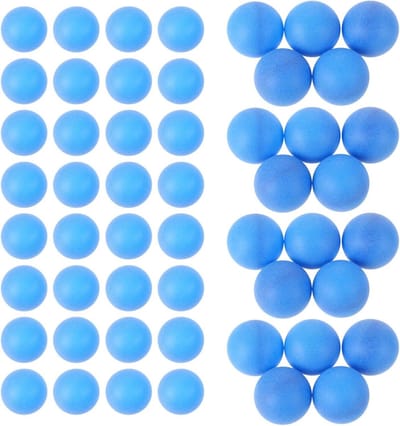 Kleurrijke Tafeltennisballen - Pingpong Ballen - Feestspelletjes Training - Naadloos Oppervlak - 50 Stuks - Donkerblauw