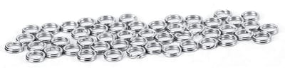 Dailygoods- Splitringen 50 Stuks - Roestvrij Staal - Corrosiebestendig - Verbeterde Lure Prestaties - Voor Haken en Sieraden - Hoge Treksterkte - Vissplitringen
