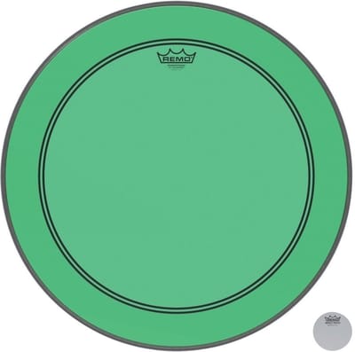 Remo Powerstroke 3 Colortone 22" Grün - Bass drumvel